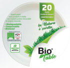 Piatti in Bioplastica Rigida, Biodegradabili e Compostabili, Piatto dessert cf.20