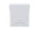 Dispensenser per Asciugamani Piegati "M" "V" "Z", in ABS, Colore Bianco Trasparente, bianco trasparente
