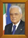 Fotografia del Presidente della Repubblica, cm 25x33 incorniciata