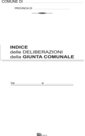 INDICE DELLE DELIBERE DI GIUNTA, 093352