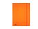 Cartella con Elastico Neon, Disponibile in Diversi Colori, arancio
