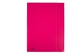 Cartella con Elastico Neon, Disponibile in Diversi Colori, rosa