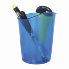 Portapenne G2Desk, in Plastica, Vari colori, blu traslucido