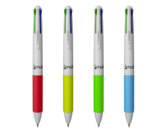 Penna 4 Multisfera, Colori Nero, Rosso,Blu,Verde, Punta Media, Grip in colori assortiti, grip in colori assortiti