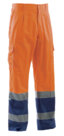 Pantalone Alta Visibilità Bicolore Estivo, Arancio/Blu