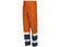 Pantalone Lungo da Lavoro Arancione e Blu con Bande Retroriflettenti                                           