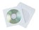 Busta Porta CD-DVD, in Carta e Finestra Trasparente sul Fronte, Bianco