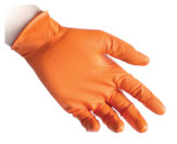 Guanti Monouso In Nitrile Senza Polvere Full Grip N85 Arancione gr. 8,4 Ultra Resistente