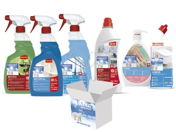 Kit Detergenza "Magic Box", Qualità e Igieni per Ogni Ambiente