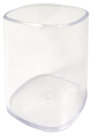 Bicchiere Portapenne, Disponibile in Diverse Colorazioni, trasparente