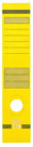 Copridorso Adesivo in Carta, Dorso 7 Cm, 10 Pezzi, Vari Colori, giallo