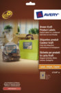 Etichette Carta Kraft e Lino, Disponibili in Diversi Formati, 62mm x42mm