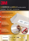 Etichette Adesive Address Labels, Bianche, 12x80 Pezzi