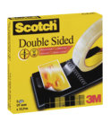 Scotch Double Sided, Nastro Biadesivo, 6,3/33 m x 12 mm, 33m x 12mm