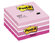 Post-it® Cubi, Blocco da 450 Foglietti, 76 x 76 mm, rosa tenue pastello