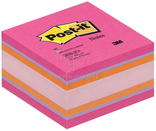 Post-it® Cubi, Blocco da 450 Foglietti, 76 x 76 mm