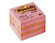 Post-it® Notes Minicubo, 400 Fogli, Vari Colori, rosa melone
