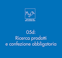 05d - Ricerca prodotti e confezione obbligatoria